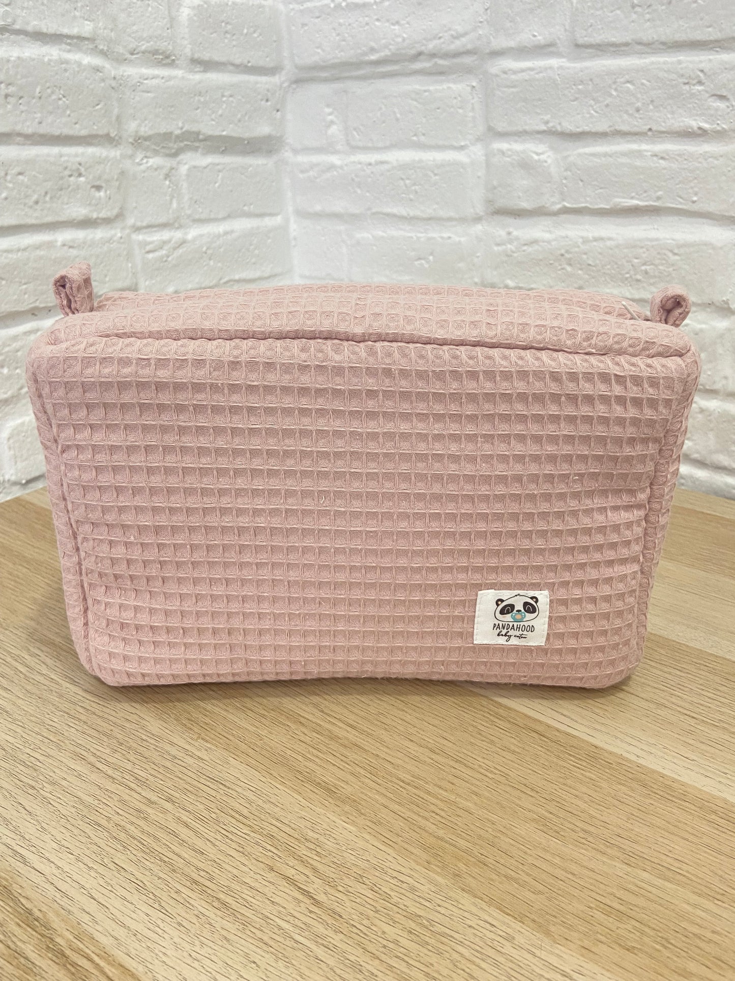 Neceser Baby Waffle Rosa empolvado