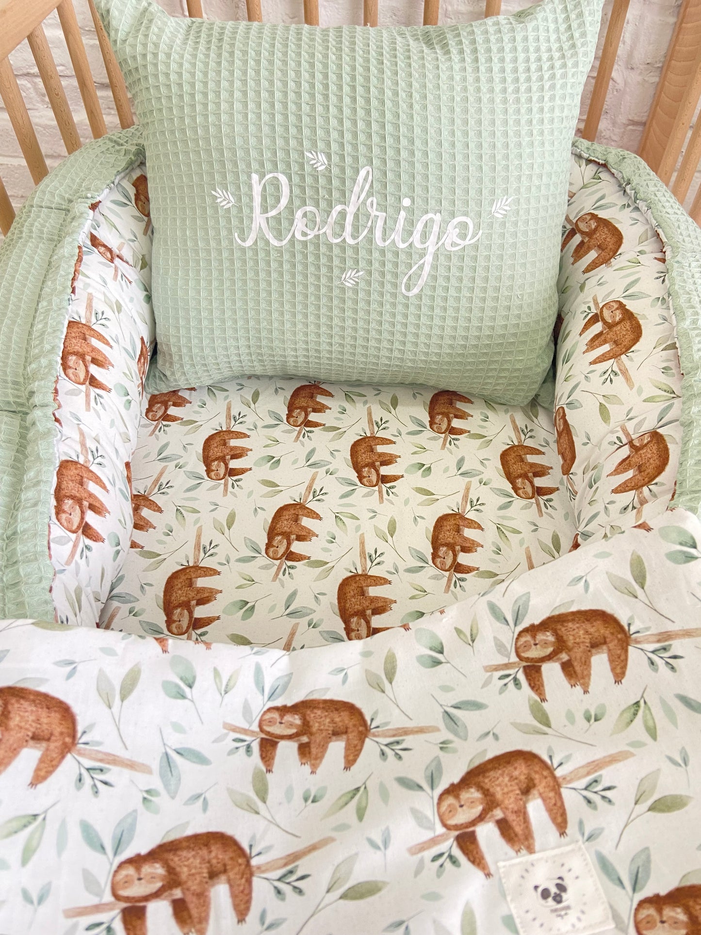 Pack Baby Sleepy (nido, manta y cojín personalizado)