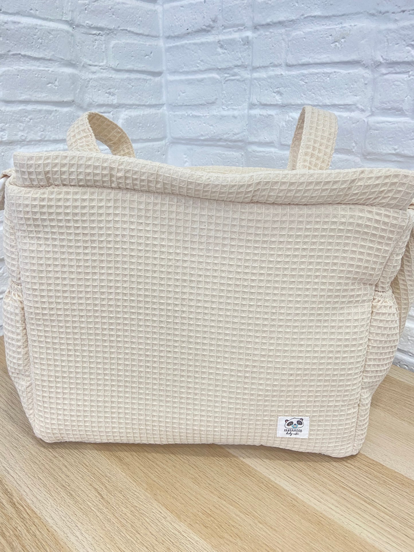 Bolso Baby Waffle ecru