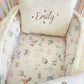 Pack Baby Farm(nido, manta y cojín personalizado)
