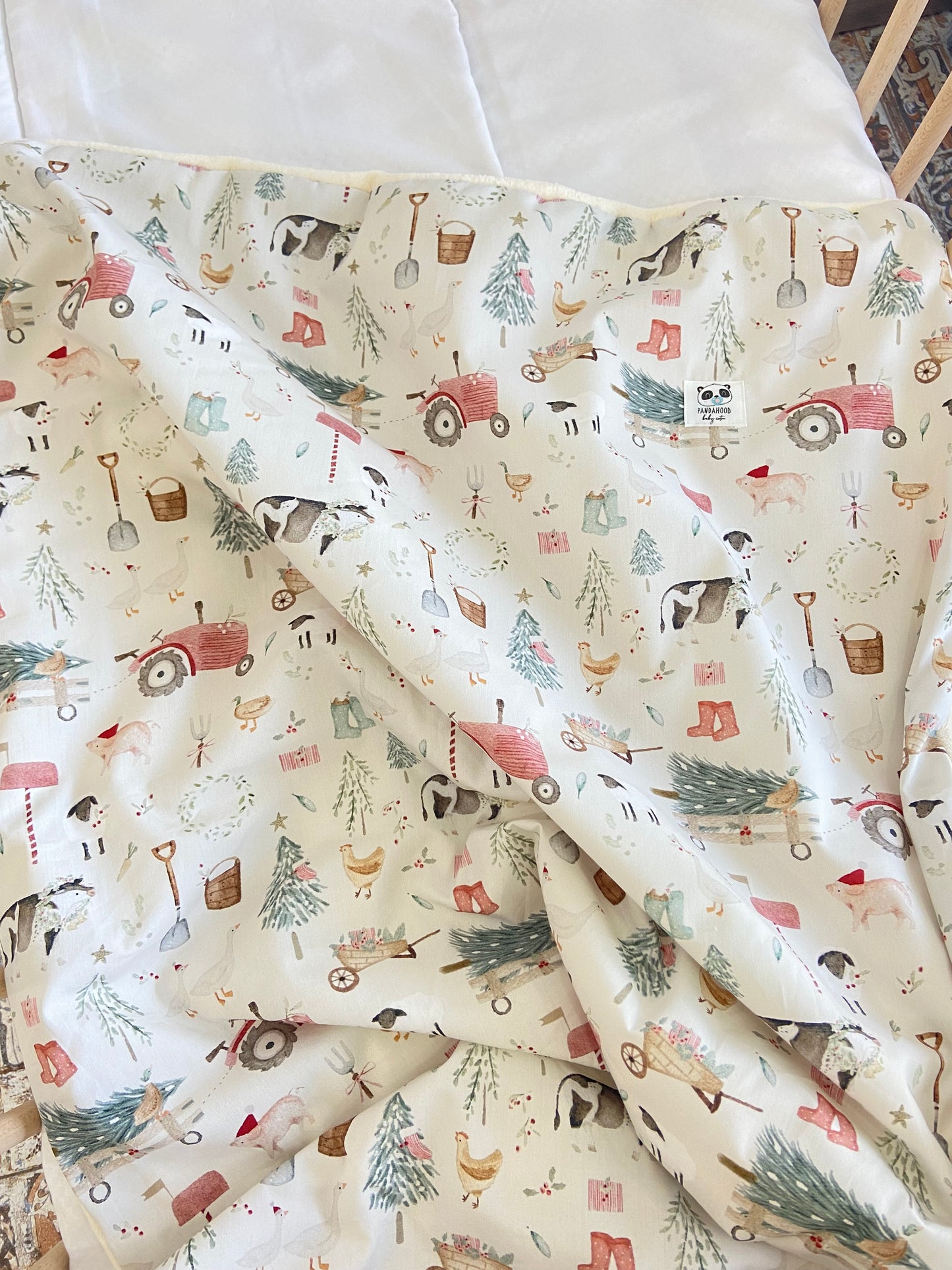 Manta Orgánic Polar Farm Christmas