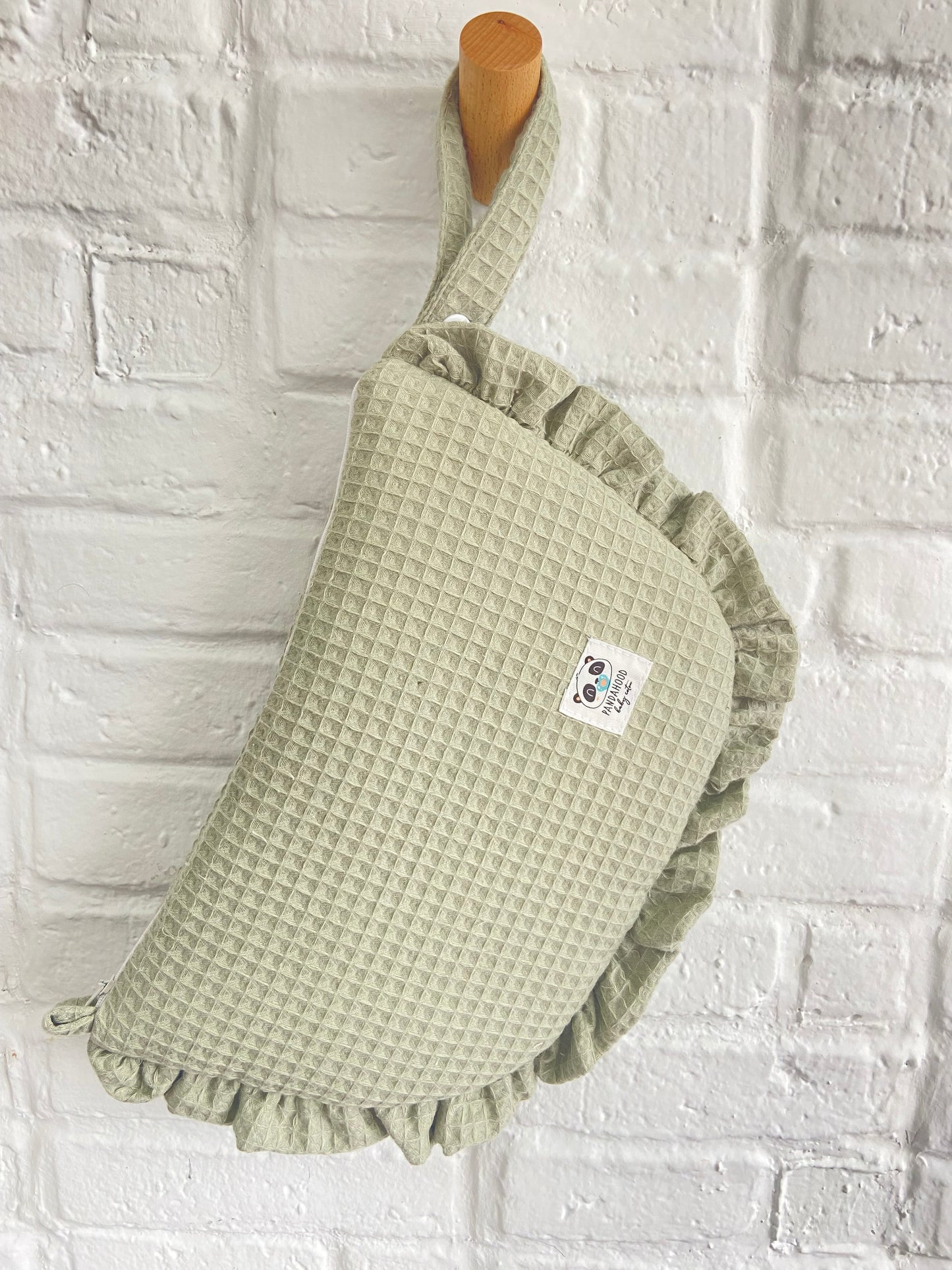 Pouch Baby Waffle verde antiguo