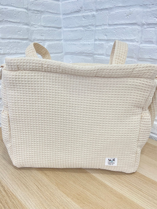 Bolso Baby Waffle ecru