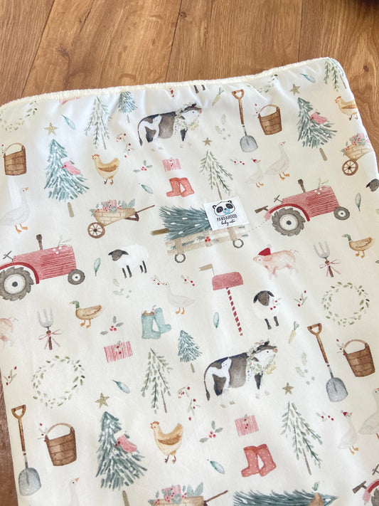 Manta Orgánic Polar Farm Christmas