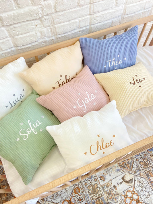 Cojín organic personalizado