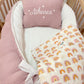 Pack Baby Ternura Rose(nido, manta y cojín personalizado) DISEÑALO